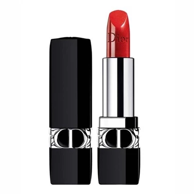 Christian Dior Rouge Dior Couture Colour Refillable Metallic Lipstick 999 0.12oz / 3.5g 3 Christian Dior Rouge Dior Couture Colour Refillable Metallic Lipstick 999 0.12oz / 3.5g