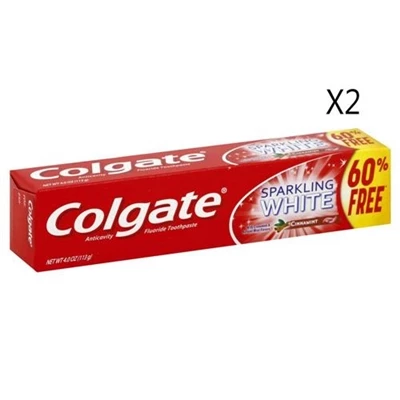 Colgate® Colgate Sparkling White Toothpaste Cinnamint 2 Packs 3 Colgate® Colgate Sparkling White Toothpaste Cinnamint 2 Packs