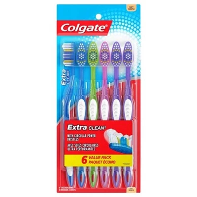 Colgate® Colgate Extra Clean Toothbrushes 6 Soft Brushes 3 Colgate® Colgate Extra Clean Toothbrushes 6 Soft Brushes