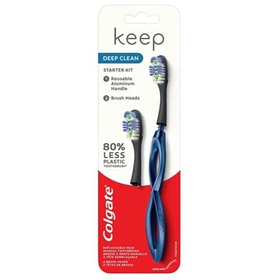 Colgate® Colgate Keep Manual Toothbrush Deep Clean Starter Kit 3 Colgate® Colgate Keep Manual Toothbrush Deep Clean Starter Kit