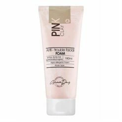 Grace Day Pink Clay Anti Trouble Facial Foam 6.09oz / 180ml