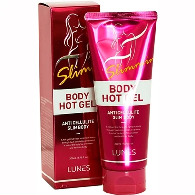 Lunes Body Hot Gel Anti Cellulite 6.76oz / 200ml 3 Lunes Body Hot Gel Anti Cellulite 6.76oz / 200ml