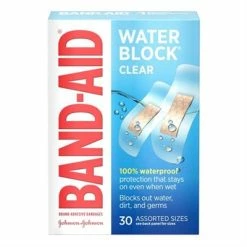 Johnson & Johnson Johnson Johnson Band Aid Water Block Clear 30 Assorted Sizes