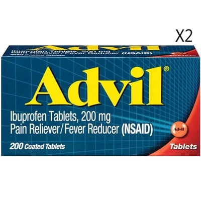 Advil® Advil PM Pain Reliever Nighttime SleepAid 120 Coated Caplets 2 Packs 3 Advil® Advil PM Pain Reliever Nighttime SleepAid 120 Coated Caplets 2 Packs