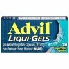 Advil® Advil Liqui Gels Pain Reliever Fever Reducer 40 Liquid Filled Capsules -Discount Makeup Store M016930 2T