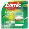 Zyrtec Allergy 24 Hour Relief 12 Liquid Gels -Discount Makeup Store M020431 2T