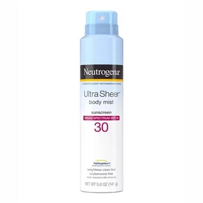 Neutrogena Ultra Sheer Body Mist SPF 30 5oz / 141g 3 Neutrogena Ultra Sheer Body Mist SPF 30 5oz / 141g