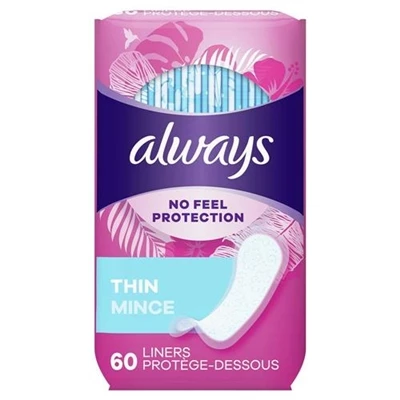 Always® Always Thin Daily Liners 60 Liners 3 Always® Always Thin Daily Liners 60 Liners