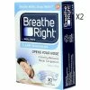 Breathe Right Clear For Sensitive Skin 30 Large Clear Strips 2 Packs -Discount Makeup Store M80005x2 2T