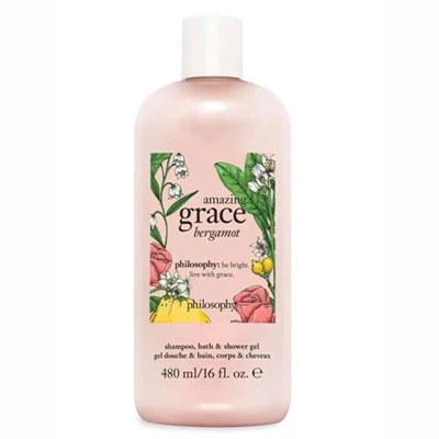 Philosophy Amazing Grace Bergamot Shampoo, Bath, And Shower Gel 16oz / 480ml 3 Philosophy Amazing Grace Bergamot Shampoo, Bath, And Shower Gel 16oz / 480ml