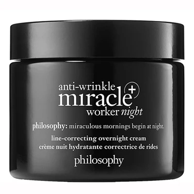 Philosophy AntiWrinkle Miracle Worker+ Night LineCorrecting Overnight Cream 2oz / 60ml 3 Philosophy AntiWrinkle Miracle Worker+ Night LineCorrecting Overnight Cream 2oz / 60ml
