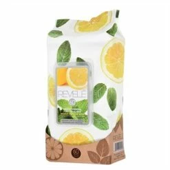 Revele Lemon Verbena Egyptian Mint Makeup Remover Wipes 60 Sheets