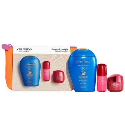 Shiseido Protect And Hydrate Sunscreen 3 Piece Set 3 Shiseido Protect And Hydrate Sunscreen 3 Piece Set